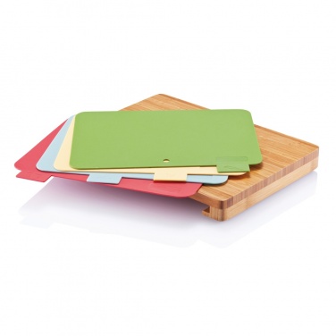 Logotrade promotional item picture of: Cutting board with 4pcs hygienic boards